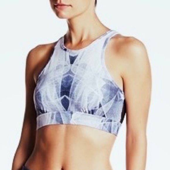 🔥 FIRE SALE CLOSET CLOSING🔥 NWOT Noli Yoga Aria Ballerina Sports Bra Blue Mesh - Picture 2 of 8